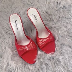 Fredericks of Hollywood Red heels
